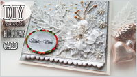 Tutorial: DIY Romantic Shabby Chic Card with Lace and Pompom