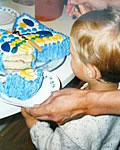 Birthday cakes: Butterfly bithday cake