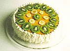 Birthday cakes - Fresh fruit cream cake
