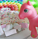RECIPES: Rainbow cake - My Little Pony party cake