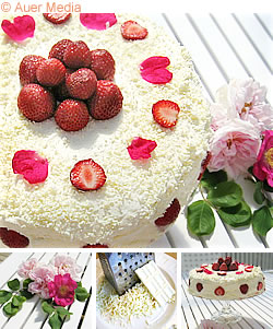 Picture: Sleeping Beautys strawberry cake - a delicate cake for a princess party