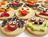 
Funny faces party biscuits
