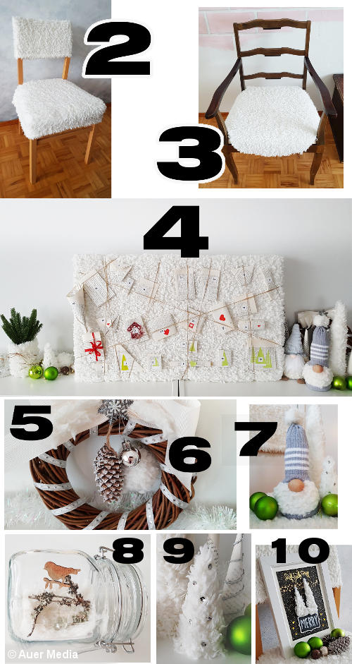 White Christmas DIY Decoration ideas - How to make