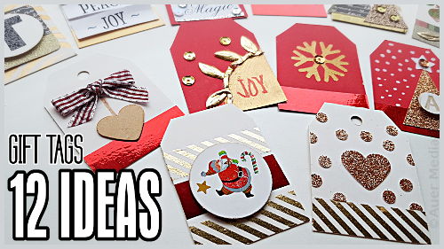 DIY Christmas Gift Tags 12 Simple Ideas - Kids & Family
