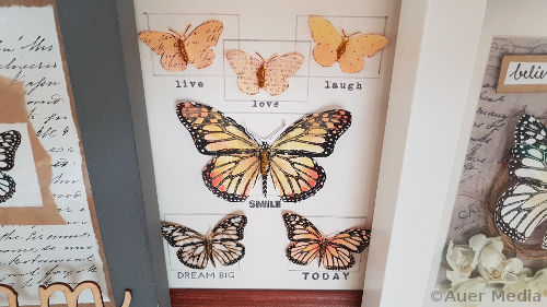 Easy craft: DIY Shadowbox with Butterflies