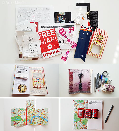 How to make a traveler's notebook in junk journal style